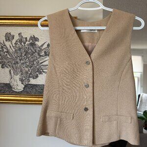 Vintage Beige Vest